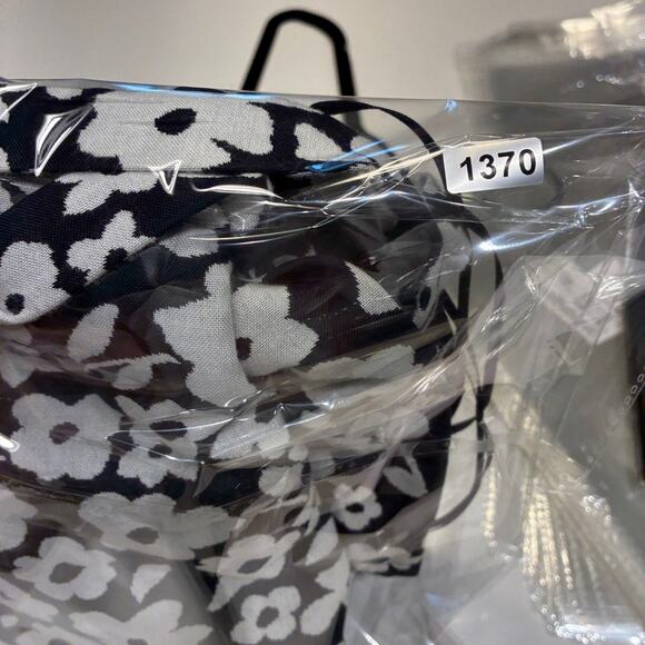 Tibi Navy and White Floral Halter Mini Dress - Picture 11 of 11